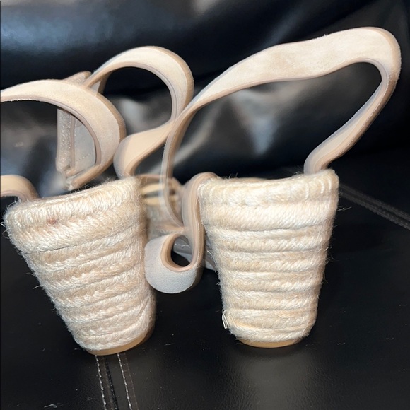 Tory Burch Tan Suede Espadrille Wedges - Picture 5 of 7